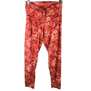 Aerie Offline Real Me Xtra 7/8‎ Leggings Size M Floral Butterfly Print Active